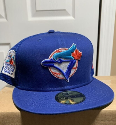 New Era 59Fifty TORONTO BLUE JAYS MLB FITTED Hat ALL STAR GAME PATCH MESH BACK 8