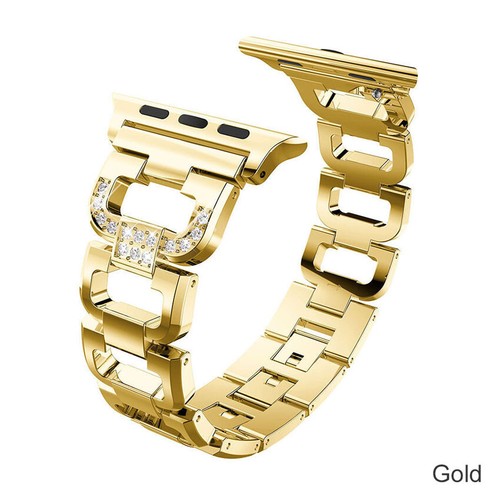 Acero inoxidable diamante de lujo para Apple Watch Series Ultra 2 Ultra 9-1 SE - Imagen 9 de 16