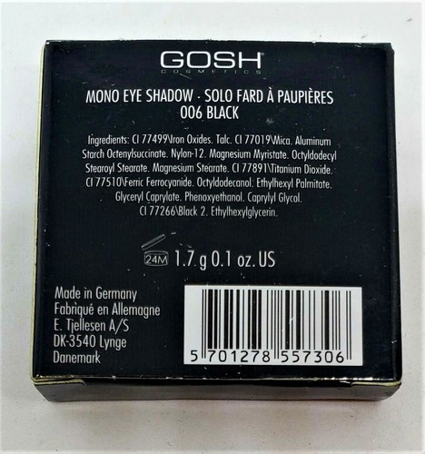 Lot of 5 Gosh Mono Eye Shadows Golden Green Brown Black Lt Brown Dk Green USA - Picture 10 of 12