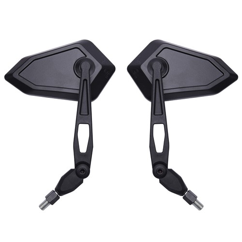 10mm Handle Bar Motorcycle Rear View Side Mirrors For Suzuki GN125 GN250 GN400 - Picture 4 of 9