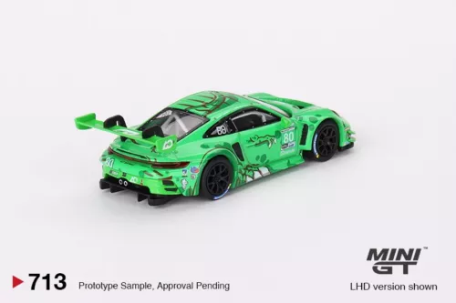 MINI GT Porsche 911 GT3 R #180 GTD AO Racing 2023 IMSA Sebring 12Hr # 713 ~ 1/64 - Picture 4 of 5