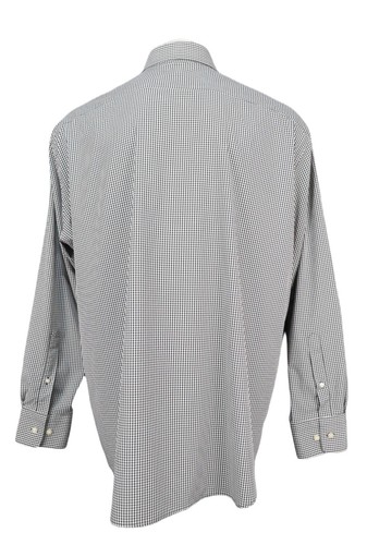 Camicia Peter Millar estiva comoda uomo 2XL bianco e nero a scacchi Dartmouth - Foto 5 di 9