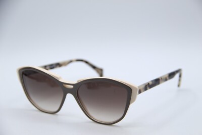 NEW PLM CREATION DIVA VI GREY WHITE GRADIENT AUTHENTIC FRAMES SUNGLASSES 55-14
