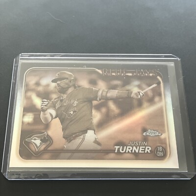 2024 Topps Chrome - Sepia Refractor #248 Justin Turner