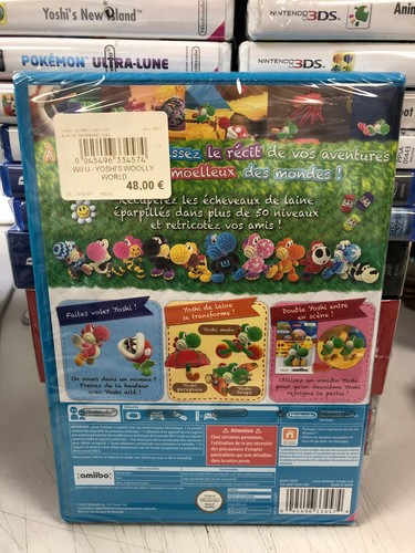 JEU NINTENDO WII U YOSHI'S WOOLY WORLD - NEUF SOUS BLISTER - Foto 2 di 2