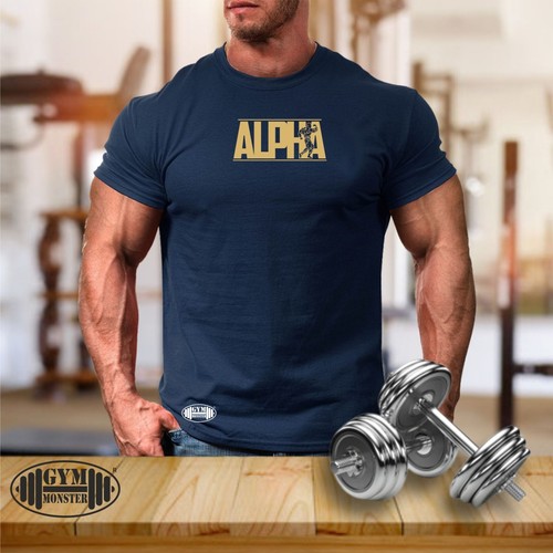 Camiseta Alpha Gimnasio Ropa Culturismo Entrenamiento Entrenamiento Fitness Músculos MMA Top - Imagen 20 de 28