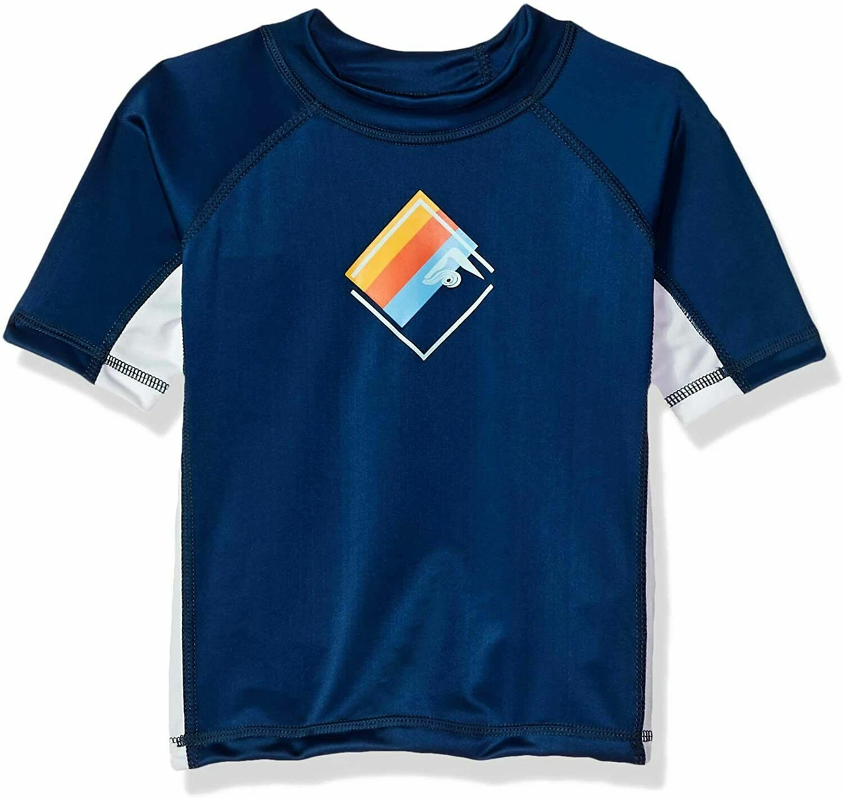 Sun protective rashguard for children, boy, baby Louis in Ash blue