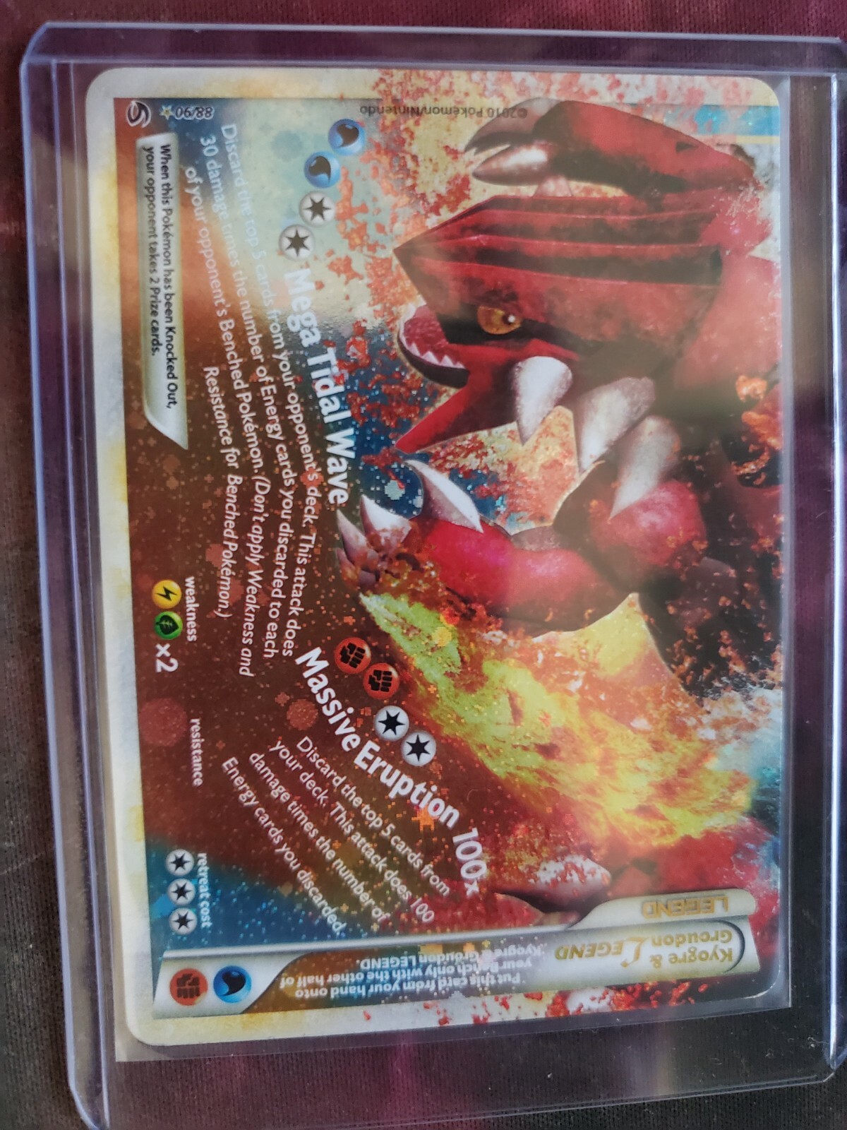 Pokemon Kyogre and Groudon Legends 88/90 Holo Bottom - NP | eBay