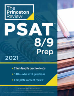 Princeton Review PSAT 89 Prep: 2 Practice Tests  Content Review   - VERY GOOD