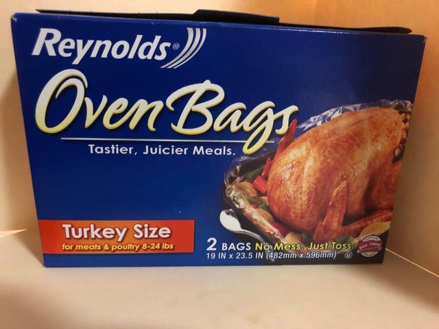 Reynolds Large Oven Bags Turkey Size Poultry 19in X 23 5in Reynolds Turkey Size Oven Bag Bags 2 Count Box For Poultry 8