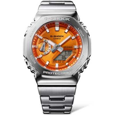 CASIO G-SHOCK GM-2110D-4AJF FULL METAL Analog Digital Watch Orange