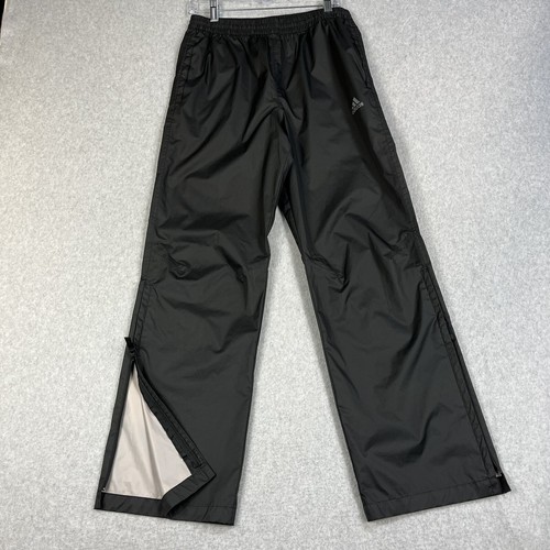 Adidas Climastorm Rain Pants Womens XL (30x31) Black Water Proof Packable