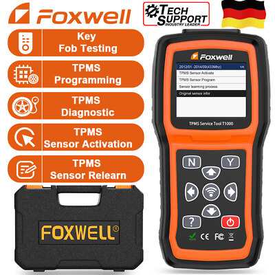 FOXWELL T1000 RDKS Anlerngerät TPMS Programmiergerät Reifendruckkontrollsystem