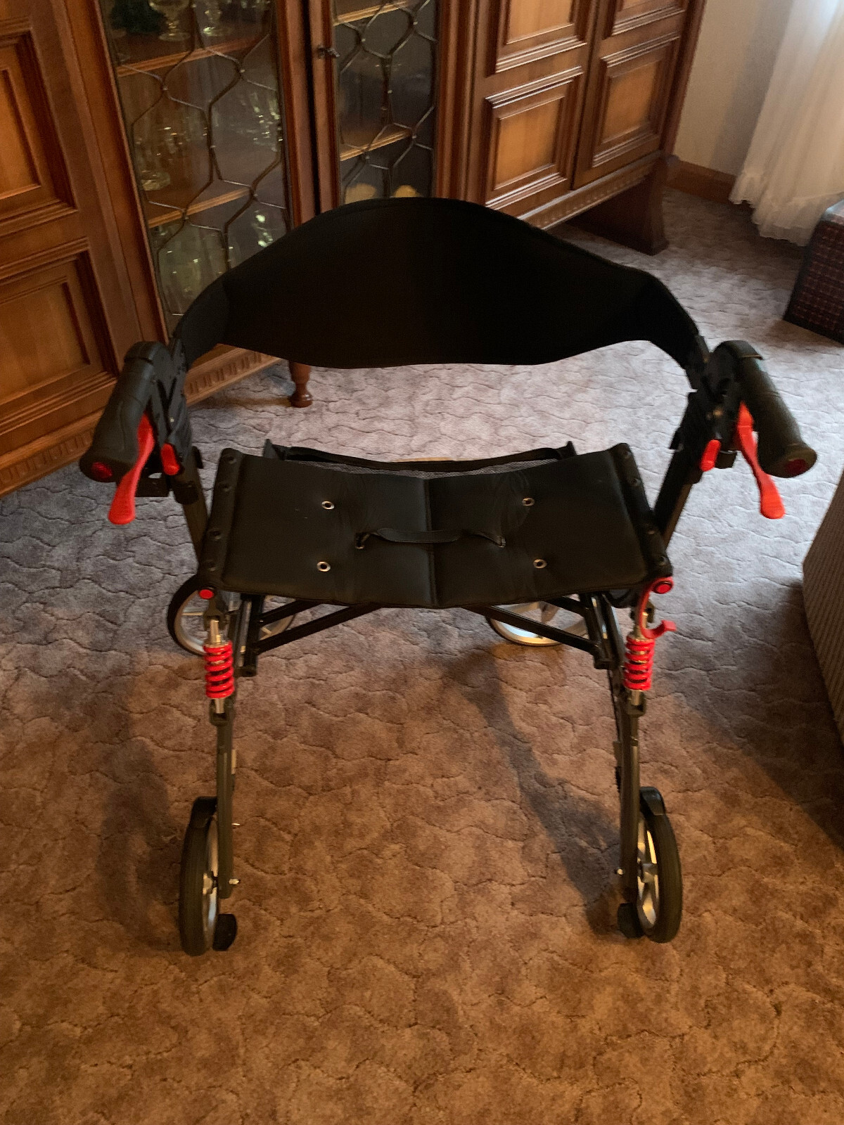 Rollator für Senioren SpringXL schwarz - nur selten benutzt