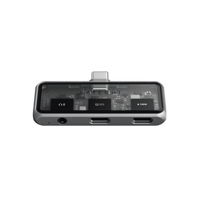 USB Mobile Hub, 4-in-1 USB Multiport Adapter, 4K HDMI, 100W Pass-Through Char...