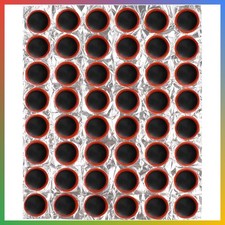 Tire Patch Kit Tube Repair Rubber Round 30mm 48 Piece Bicycle Motorcycle ATV Inn