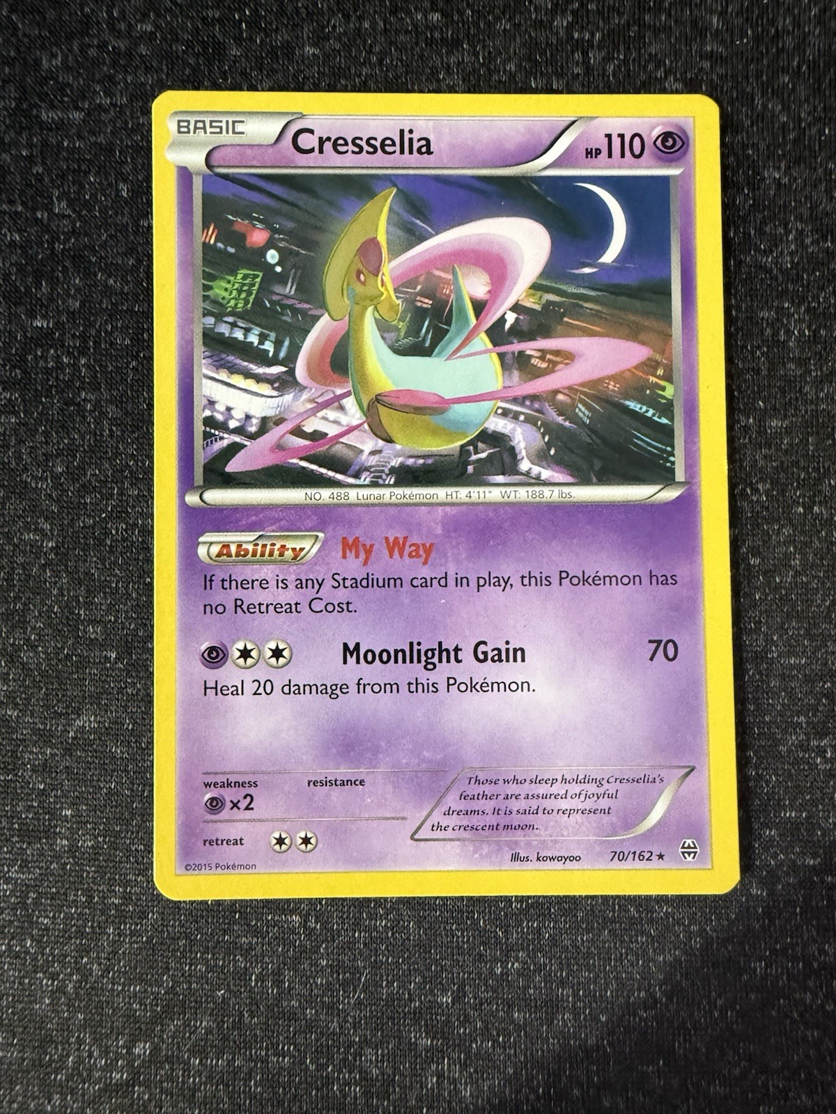 Cresselia 70/162- BREAKthrough- Regular Rare- LP