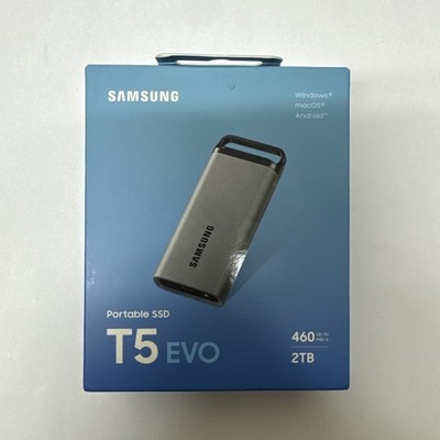 SAMSUNG T5 EVO Portable SSD 2TB USB 3.2 External SSD Drive 