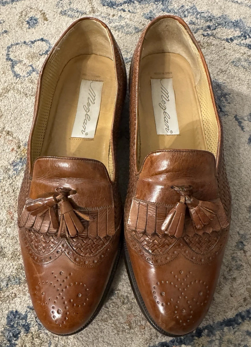 Mezlan Brown Leather Wingtip Oxford Men\'s Dress Shoes Sz 12 M Old Money Academia Mezlan Brown Wingtip Dress Shoes for Men for sale | eBay main image 4