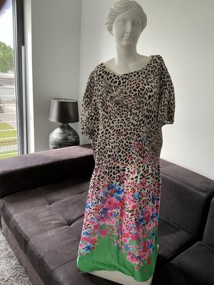 Sommerkleid mit Leo, LIU JO; Neuwertig, Gr. 38,    