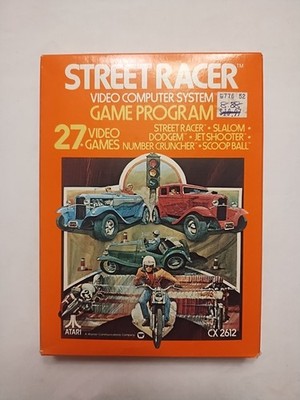 Street Racer (Atari 2600, 1977) BRAND NEW SEALED IN BOX RARE SCARCE