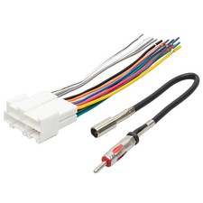 RED WOLF Radio Wiring Harness with Antenna Adapter Plug for 1989-2002 Chevy GMC