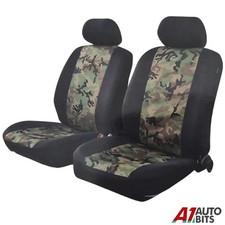 Front Sitzbezug Set Grün Camouflage Auto Schoner Für Nissan X-trail Qashqai Juke