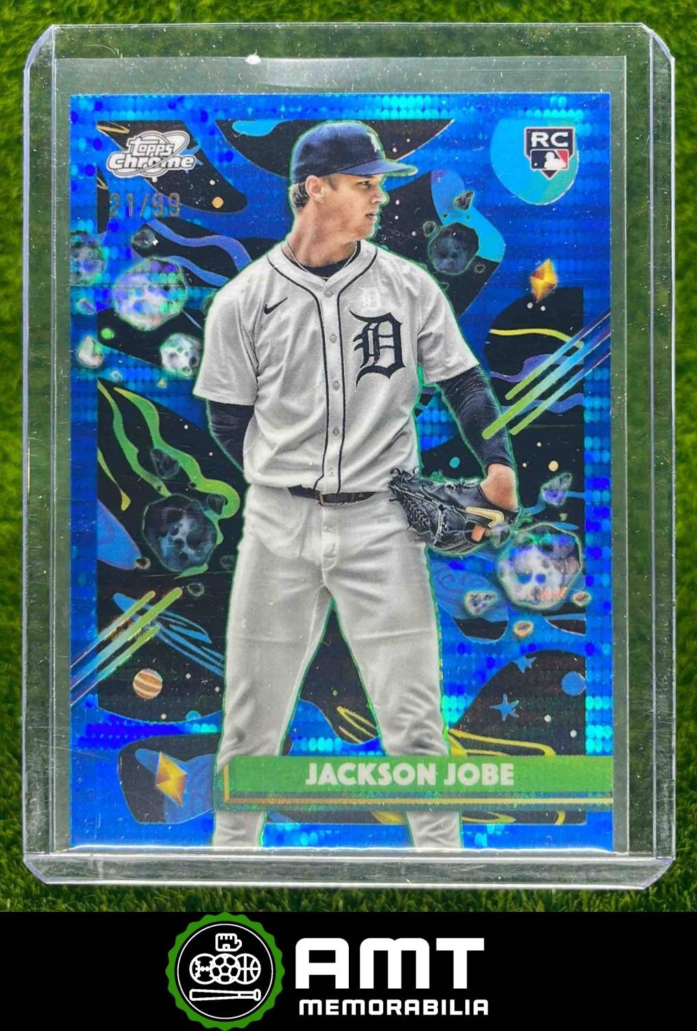 Jackson Jobe RC 2025 Topps Cosmic Chrome 21/99 Blue Moon Detroit Tigers #142