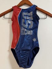 Snowflake Designs Gymnastics Leotard USA Size Child Small