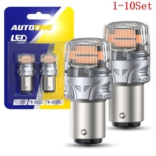 1157 Bay15d Led Tail Stop Brake Turn Signal Light Bulb 2057 Bright Amber 1-10set 1157 Bay15d Led Tail Stop Brake Turn Signal Light Bulb 2057 Bright Amber 1-10set
