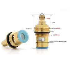 Ceramic Disc Cartridge Water Mixer Inner Faucet Valve Quarter Tap Bath A-6