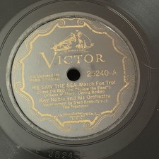 RAY NOBLE His Orchestra We saw the sea Victor 25240 10" 78RPM Gramophone Record