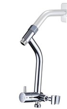 All Metal Shower Diverter with Low Handheld Holder   6 Lower 6 Inch Chrome