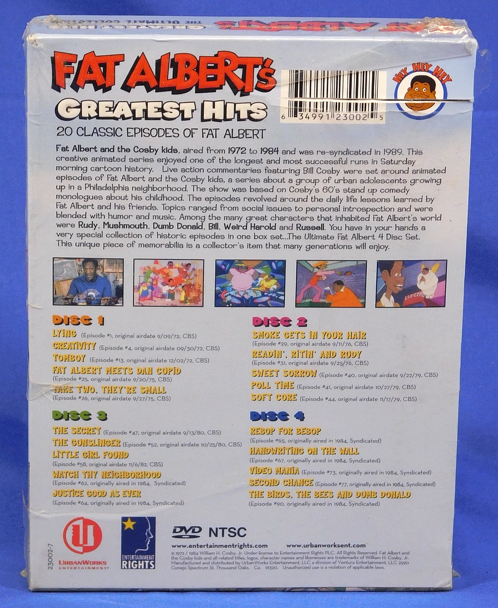 SEALED FAT ALBERT'S GREATEST HITS ULTIMATE COLLECTION 4 DVD BOXED
