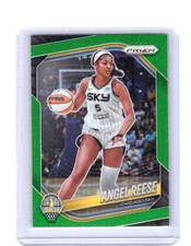 2025 Panini Prizm WNBA Angel Reese #92 Green Prizm