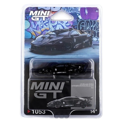 #ad Mini GT 1:64 LB Silhouette WORKS Lamborghini MURCIELAGO GT Evo Black MGT01053 $16.99