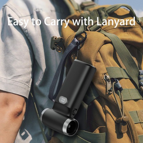 110000RPM Ventilatore Turbo Industriale, 5000mAh Ventilatore Portatile Ricaricabile per Auto/Casa... - Foto 7 di 7