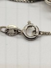 Vintage Sterling Silver Signed LUC 925 Caged Pearl Pendant Necklace — photo 5