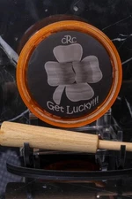 CRC CLOVER COME A RUNNIN GET LUCKY GLASS SLATE TURKEY GAME CALL WITH STRIKER