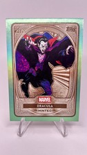 2025 SDCC Topps Marvel Mint Bronze Green Mint Foil /75 50 Dracula 43/75