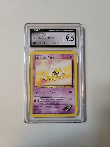 Sabrina's Abra (Unlimited) graded CGC 9.5 for sale on eBay