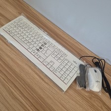 fujitsu Eingabeset Pc Tastatur KB521 DE + Mau...