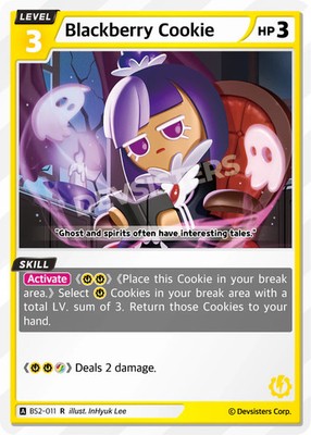 Blackberry Cookie BS2-011 Rare