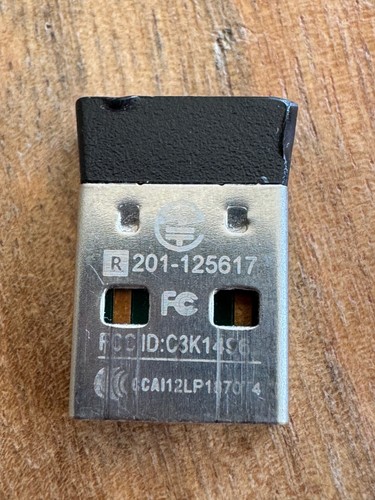 Microsoft Wireless Mouse USB Receiver Dongle 1496 201-125617 Free Shipping - Picture 3 of 3