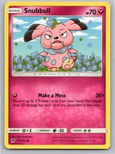 2018 POKEMON SNUBBULL LOST THUNDER 137/214 C NM A65082 FREE S&H