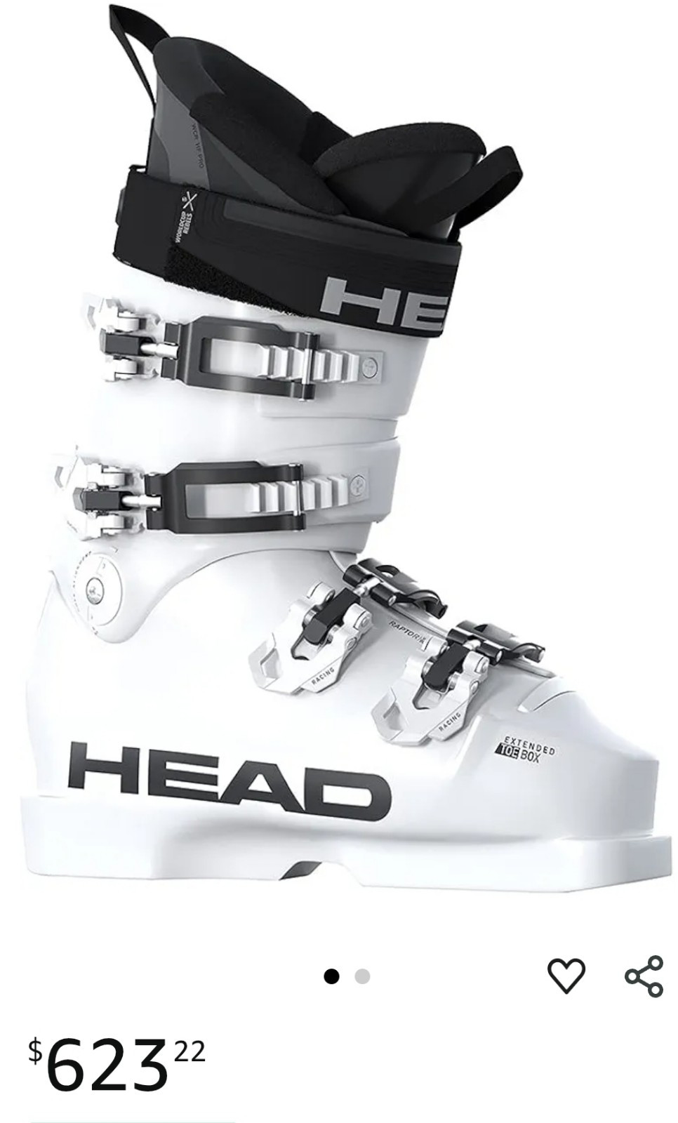 SALOMON Head Raptor WCR 140 255 25 5 Scarponi da Sci Professionali Corsa Nici 294 mm