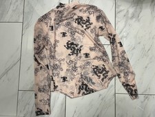 Unbranded Women mythological bodysuit Dragon /flowers Mesh Long Sleeve Size S