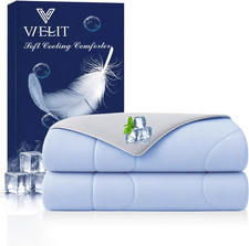 Cooling Comforter King Size for Hot Sleepers  Night Sweats, Luxury Lightweight