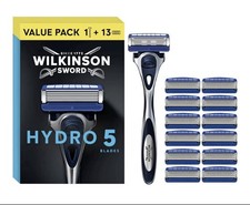 Wilkinson Sword Hydro 5 Razor Shaving Razor -With 13 Refill Blades Value Pack