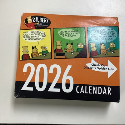 #ad #ad Scott Adams RIP 2026 Calendar: Double Sided Comics Now a Collectable $178.00